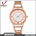 Custom logo 3ATM water resistant Gold/Silver/Rose Gold lady watch